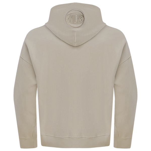 Pro Standard Knicks Neutral Drop Shoulder Pullover Hoodie - Men's - Taupe - Image 2