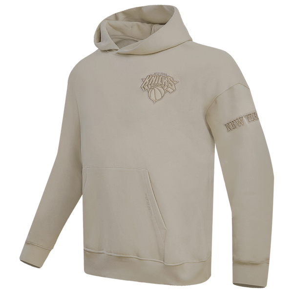 Pro Standard Knicks Neutral Drop Shoulder Pullover Hoodie - Men's - Taupe - Image 3