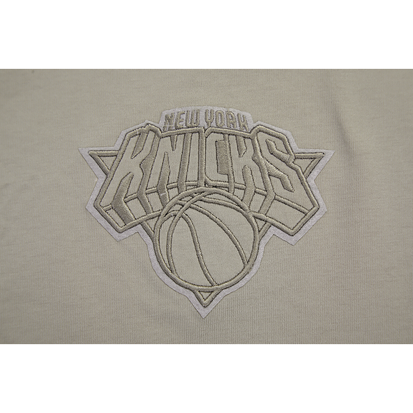 Pro Standard KNICKS NEUTRAL CJ DROP SHOULDER TEE - Men's - Taupe - Image 6