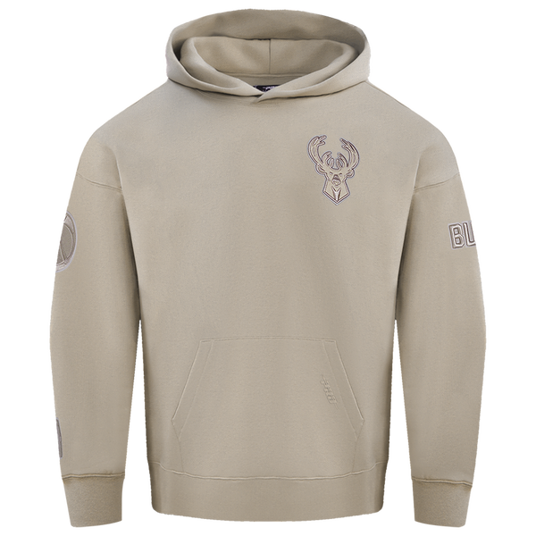 Pro Standard BUCKS NEUTRAL DROP SHOULDER FLC PO HOODIE - Men's - Taupe