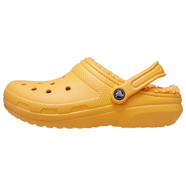 Crocs Classic Lined Clogs - Men's - Sherbert Orange/Sherbert Orange - Image 2
