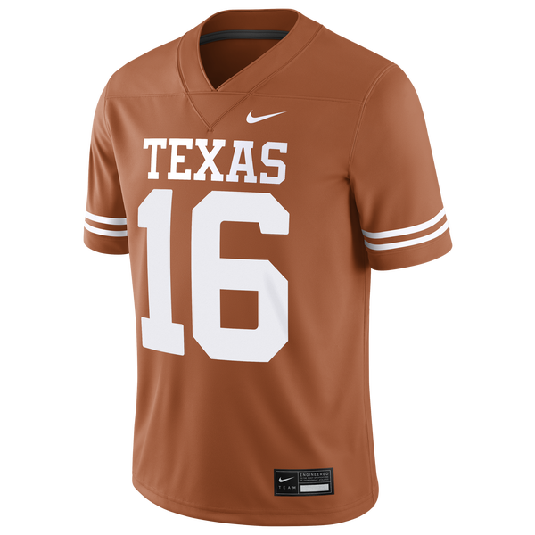 Nike NCAA University of Texas Football Jersey - Men's - Desert Orange - Image 3