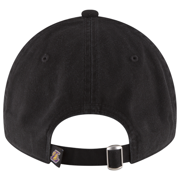 New Era Lakers Core Classic 2.0 9TWENTY Adjustable Hat - Men's - Black/Black - Image 6