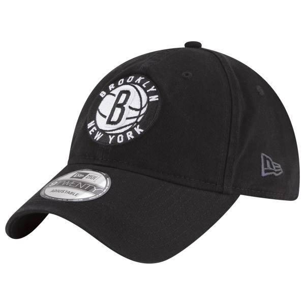 New Era Nets Core Classics 2.0 Cap - Men's - Black/Black - Image 2