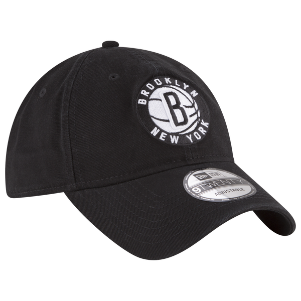 New Era Nets Core Classics 2.0 Cap - Men's - Black/Black - Image 4