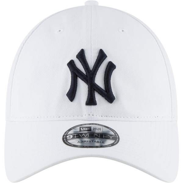 New Era Yankees 9Twenty Core Classic Replica Cap - Men's - White/Navy - Image 3