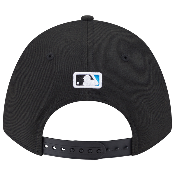 New Era Marlins Player Replica 9FORTY Cap - Men's - Black/Multi - Image 6