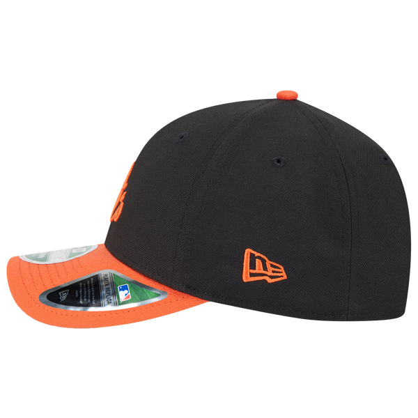 New Era Orioles Player Replica 9FORTY Cap - Men's - Black/Orange - Image 4
