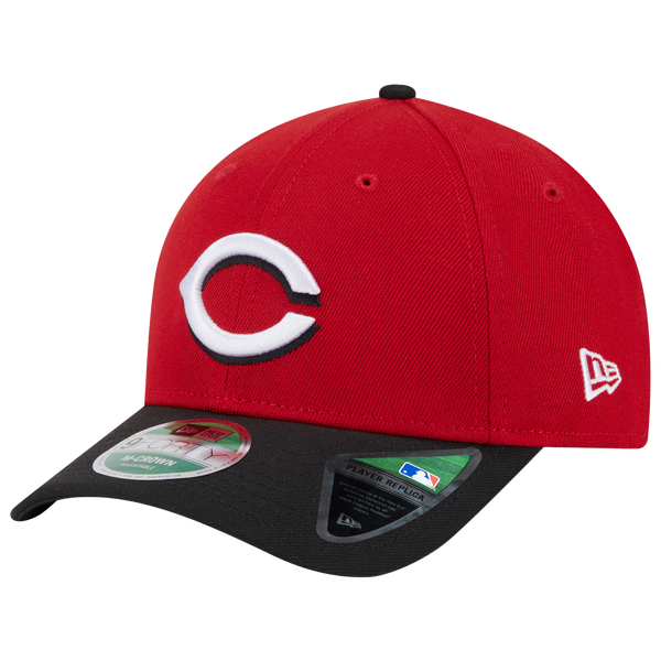 New Era Reds Player Replica 9FORTY Cap - Men's - Red/Black