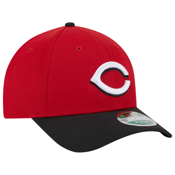 New Era Reds Player Replica 9FORTY Cap - Men's - Red/Black - Image 3
