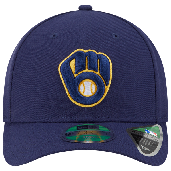 New Era Brewers Player Replica 9FORTY Cap - Men's - Multi/Blue - Image 2