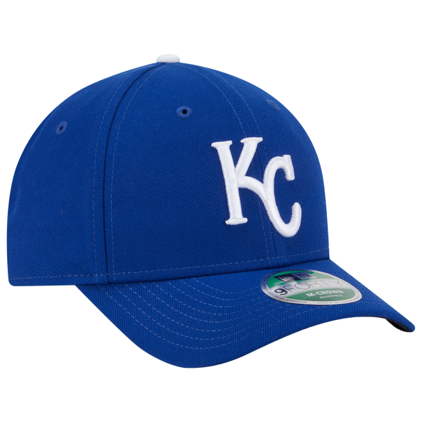 New Era Royals Player Replica 9FORTY Cap - Men's - White/Blue - Image 3