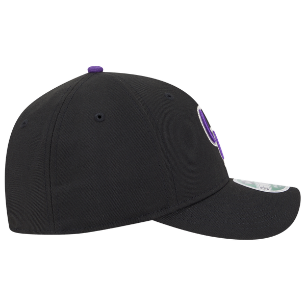 New Era Rockies Player Replica 9FORTY Cap - Men's - Black/Purple - Image 5