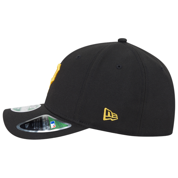 New Era Pirates Player Replica 9FORTY Cap - Men's - Black/Yellow - Image 4