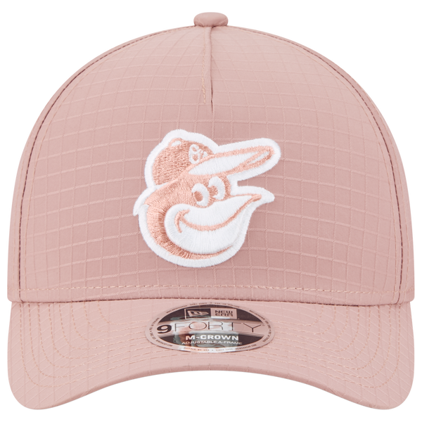 New Era Orioles 940 A Frame Ripstop Cap - Men's - Pink/Pink - Image 2
