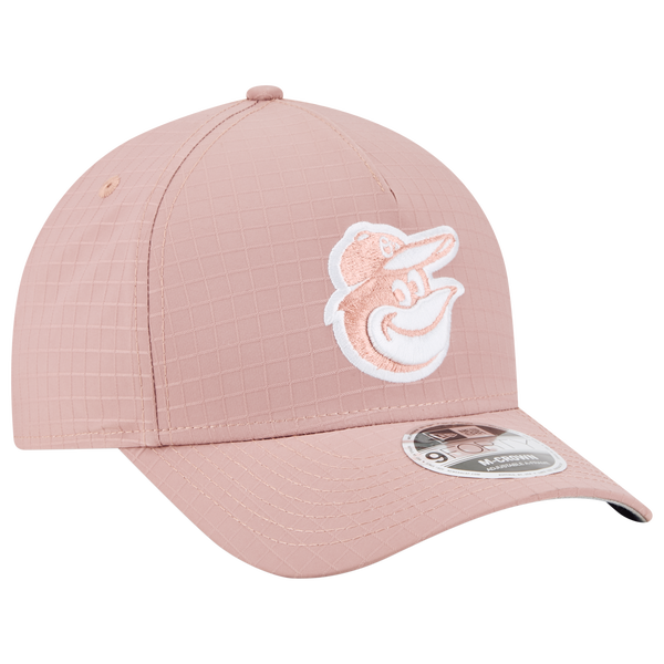New Era Orioles 940 A Frame Ripstop Cap - Men's - Pink/Pink - Image 3