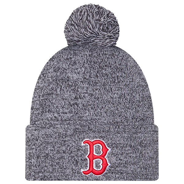 New Era Red Sox Marl Pom Knit - Adult - Navy
