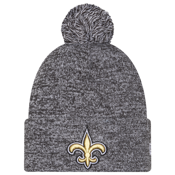 New Era Saints Marl Pom Knit - Adult - Black
