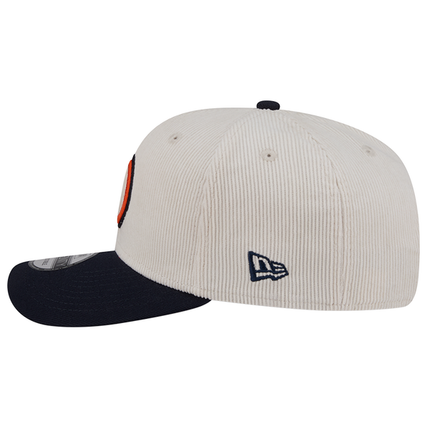 New Era Tigers 9Seventy Cord Loyal Cap - Adult - White/Navy - Image 4