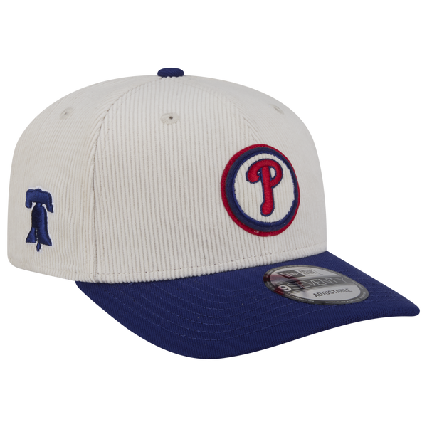 New Era Phillies 9Seventy Cord Loyal Cap - Adult - White/Navy - Image 3