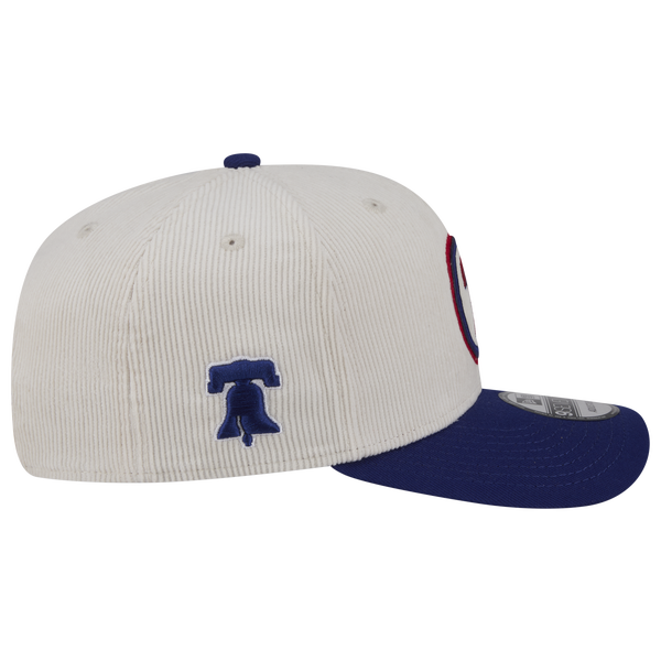 New Era Phillies 9Seventy Cord Loyal Cap - Adult - White/Navy - Image 4
