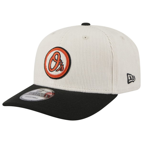 New Era Orioles 9Seventy Cord Loyal Cap - Adult - White/Black