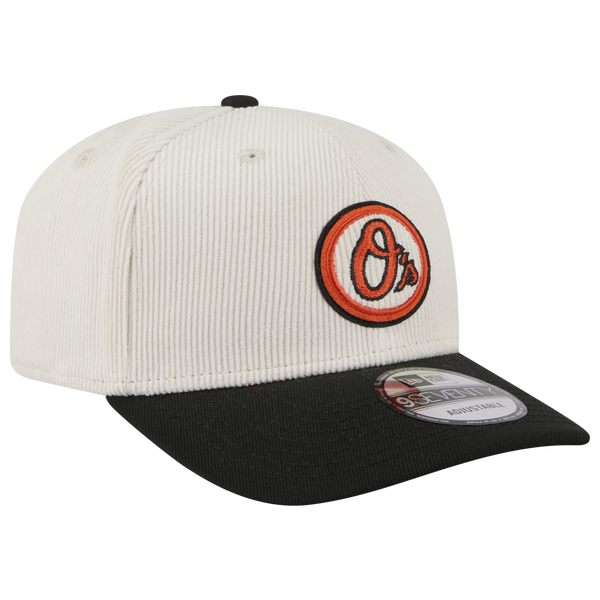 New Era Orioles 9Seventy Cord Loyal Cap - Adult - White/Black - Image 3
