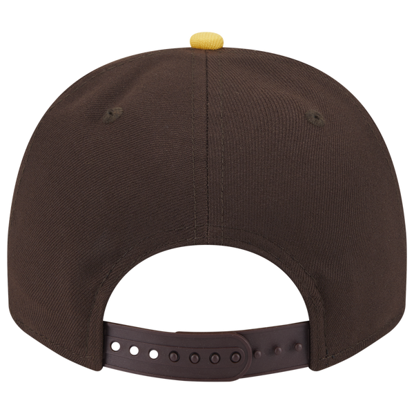 New Era Padres 9Fifty A-Frame Cartoon Cap - Adult - Yellow/Brown - Image 5