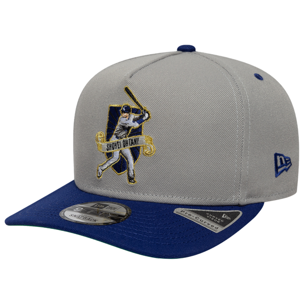 New Era Dodgers 9Fifty A-Frame Player Cap - Adult - Navy/Grey