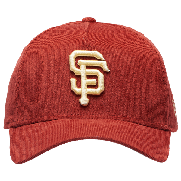 New Era Giants 9Forty A-Frame Tonal Cord Cap - Adult - Orange - Image 2
