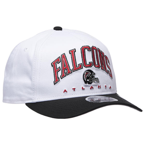 New Era Falcons 9Forty A-Frame 2T Arch Cap - Adult - White/Black - Image 3