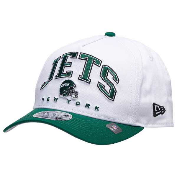 New Era Jets 9Forty A-Frame 2T Arch Cap - Adult - White/Green