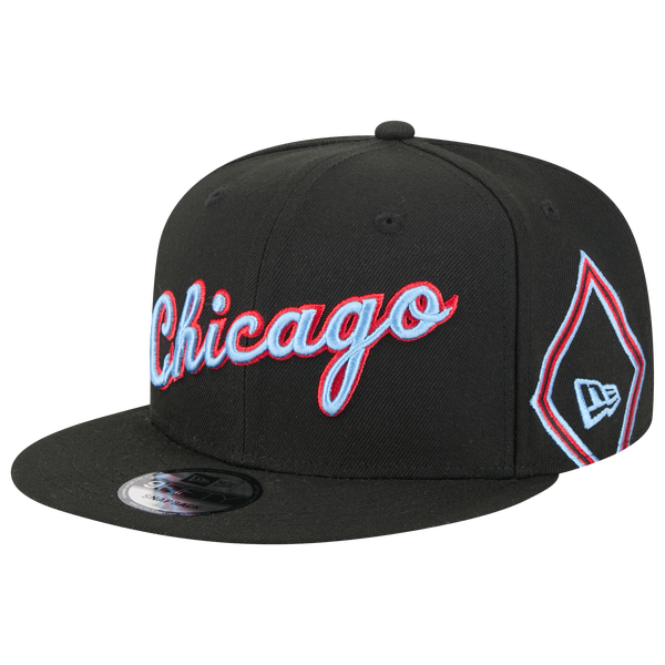 New Era Bulls City Edition 25 9FIFTY - Adult - Black/Black