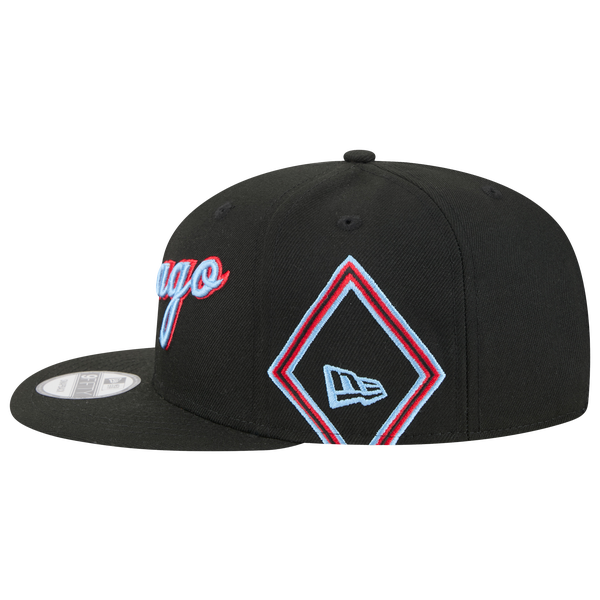 New Era Bulls City Edition 25 9FIFTY - Adult - Black/Black - Image 4