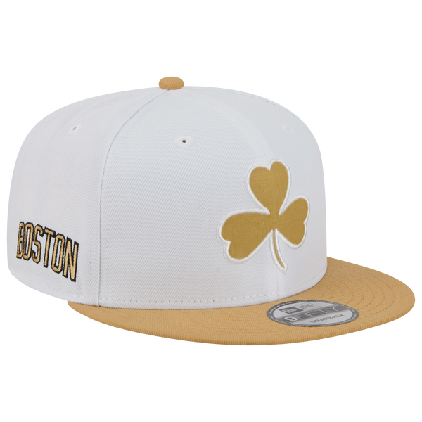 New Era Celtics City Edition 25 9FIFTY - Adult - White/Gold - Image 3