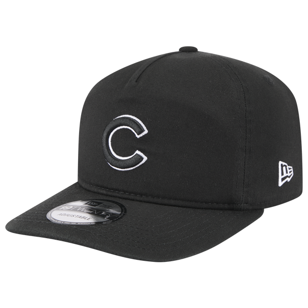 New Era Cubs Core 19TWENTY Cap - Adult - Black/Black/White