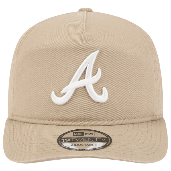 New Era Braves Core 19TWENTY Cap - Adult - Tan - Image 2