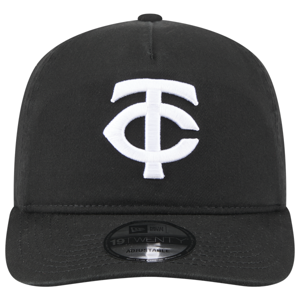 New Era Twins Core 19TWENTY Cap - Adult - Black/Black/White - Image 2