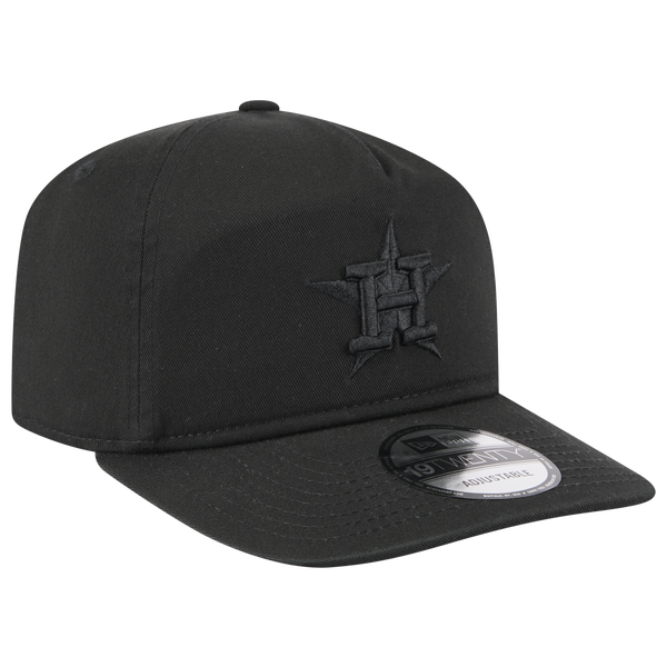 New Era Astros Core 19TWENTY Cap - Adult - Black/Black/Black - Image 3