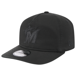 New Era Marlins Core 19TWENTY Cap - Adult - Black/Black/Black
