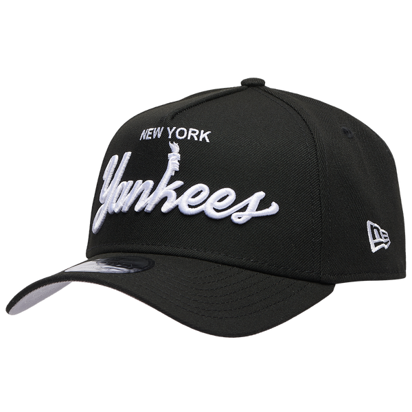 New Era Yankees 940 A Frame Local Play Cap - Adult - Black/Black
