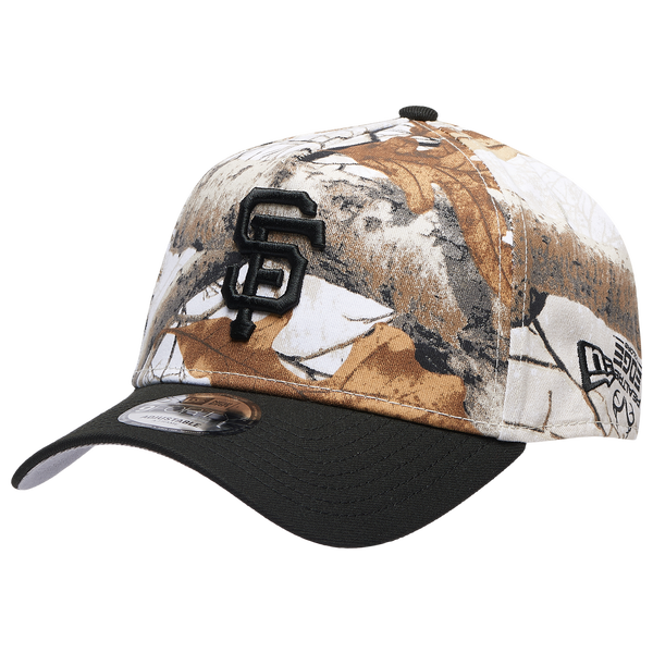 New Era Giants 9FORTY A-Frame Snow Realtree Cap - Adult - Multi/Black