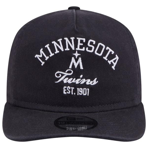 New Era Twins 19TWENTY Stacked Cap - Adult - Navy - Image 2