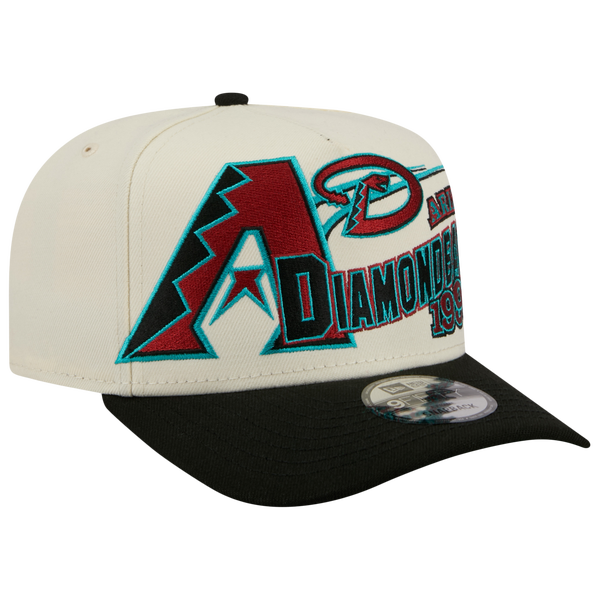 New Era Diamondbacks 9FIFTY A-Frame Classic Cap - Adult - White/Black - Image 3