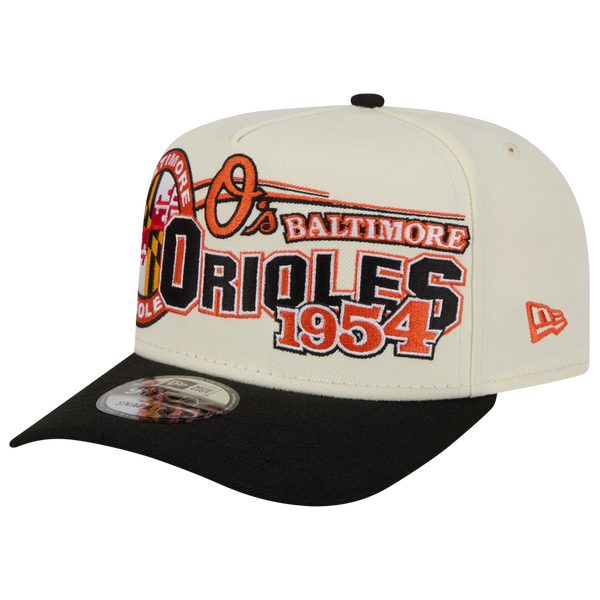 New Era Orioles 9FIFTY A-Frame Classic Cap - Adult - Black/White