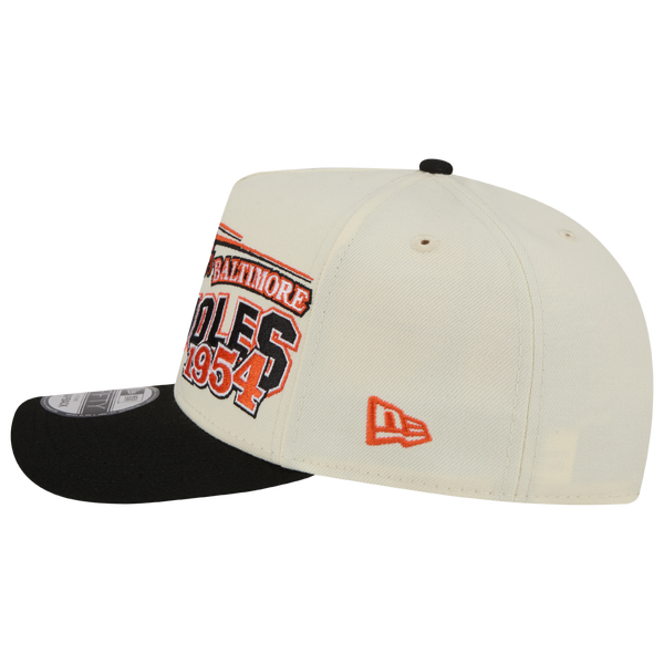 New Era Orioles 9FIFTY A-Frame Classic Cap - Adult - Black/White - Image 4