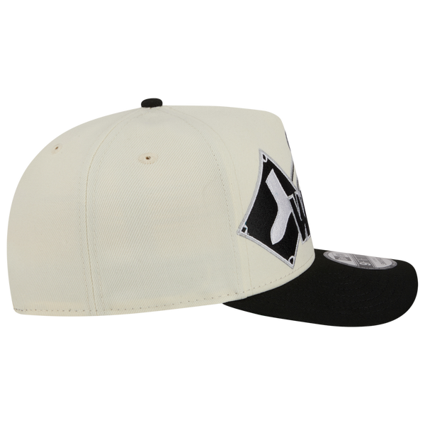 New Era White Sox 9FIFTY A-Frame Classic Cap - Adult - Black/White - Image 6