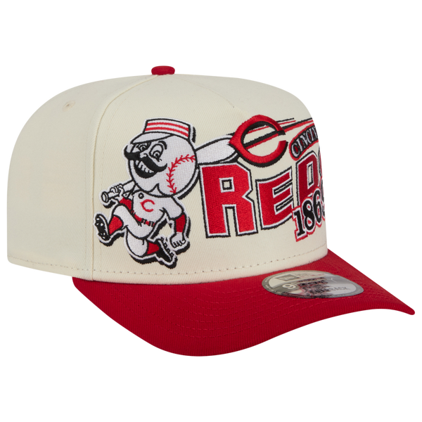 New Era Reds 9FIFTY A-Frame Classic Cap - Adult - Red/White - Image 3