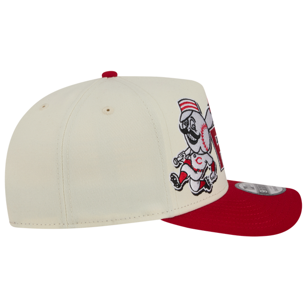 New Era Reds 9FIFTY A-Frame Classic Cap - Adult - Red/White - Image 6