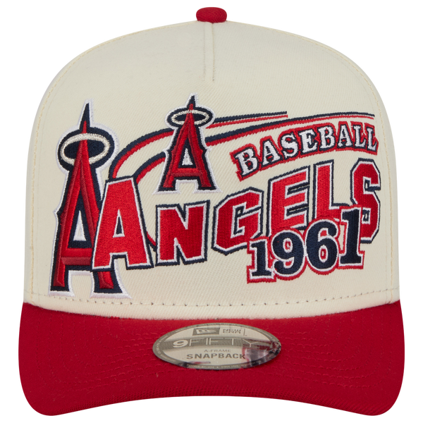 New Era Angels 9FIFTY A-Frame Classic Cap - Adult - Red/White - Image 2